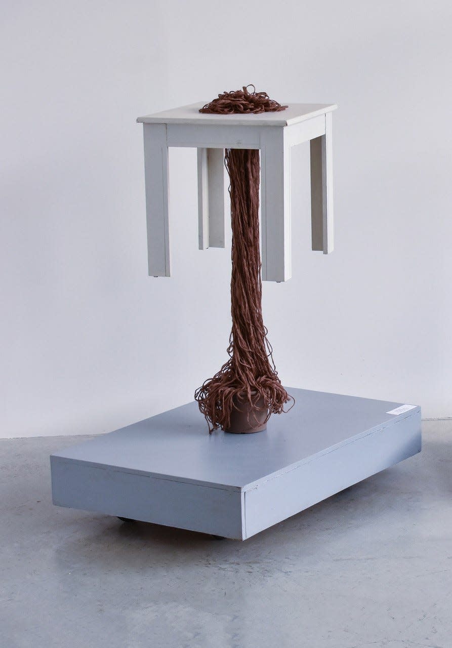 Serge Marchetta, "Table Haute," mixed media.