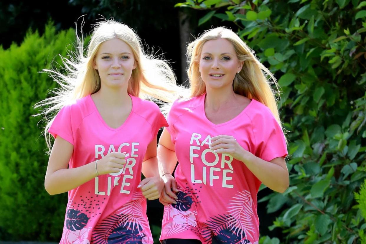 Britain's Got Talent stars Honey and Sammy het in training for the Race for Life: Southern News & Pictures (SNAP)