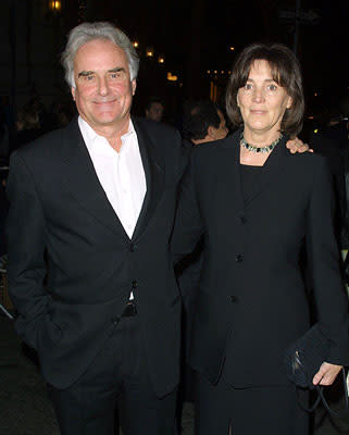 Richard Eyre and wife at the New York premiere of Miramax's Iris