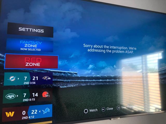 Football fans unable to watch DirecTV's NFL Sunday Ticket due to the  website and app crashing