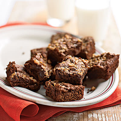 Fudgy Mocha-Toffee Brownies