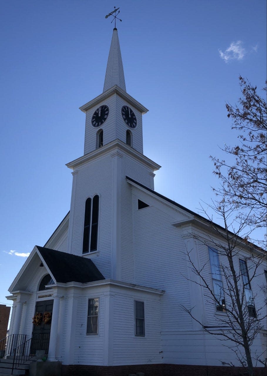 After years of silence, the bell at North Parish Congregational Church on Main Street in Sanford, Maine, is ringing again throughout the downtown.