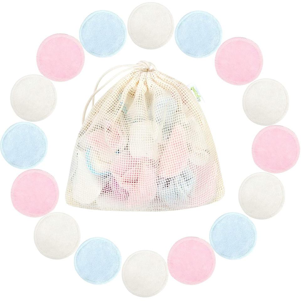 These <a href="https://amzn.to/3bwAH1R" target="_blank" rel="noopener noreferrer">WeGreeCo Reusable Cotton Rounds</a> are a low-waste alternative to cotton pads you throw away. If you're tired of shopping on Amazon, you can find a similar style on <a href="https://fave.co/2R3lCNx" target="_blank" rel="noopener noreferrer">Etsy</a>.