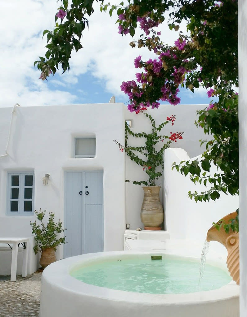 Une petite piscine tout en rondeurs