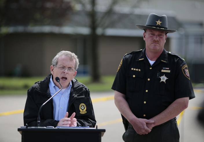 Press conference on Rhoden homicides.