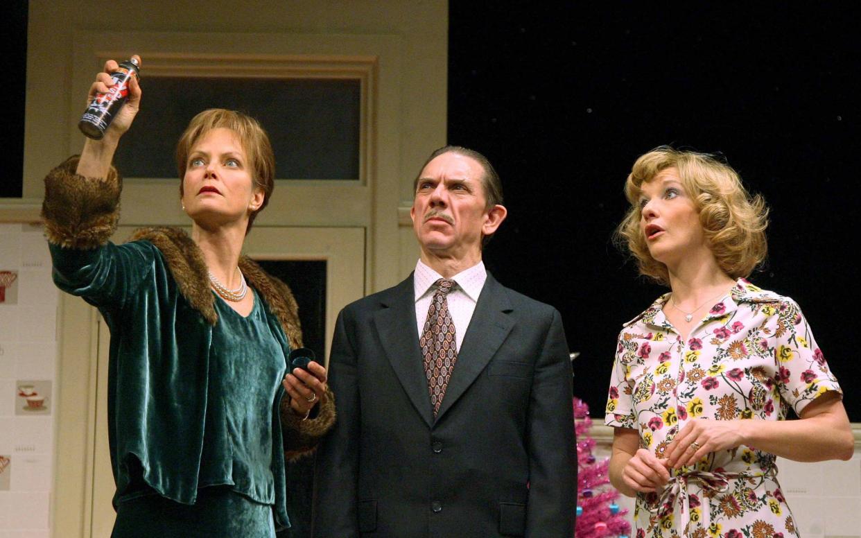 Seeing is believing: Jenny Seagrove, David Bamber and Jane Horrocks performing in Absurd Person Singular in 2007 - Alastair Muir