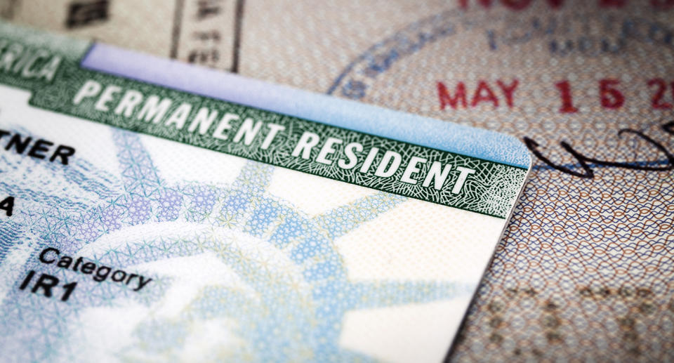 A US permanent resident visa