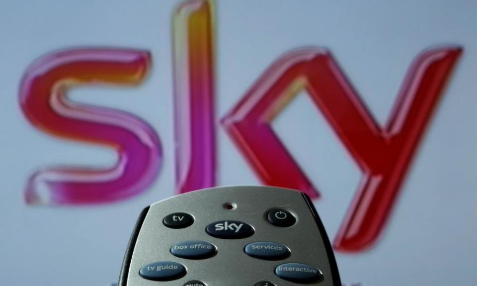 Sky HD TV remote