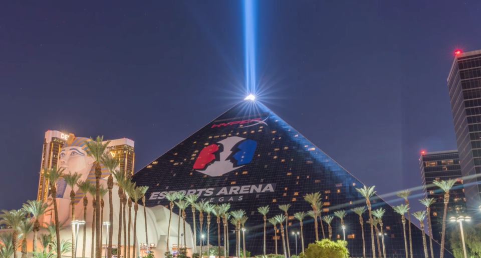 HyperX Esports Arena at The Luxor Las Vegas (Photo via Allied Esports)