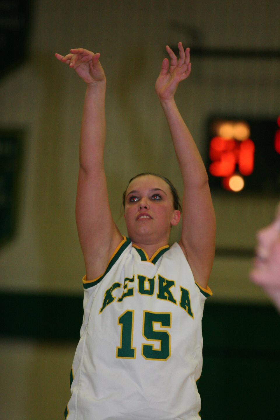 Morgan Engelbert Marcello played basketball at Keuka College after a standout high school career at Thomas A. Edison.