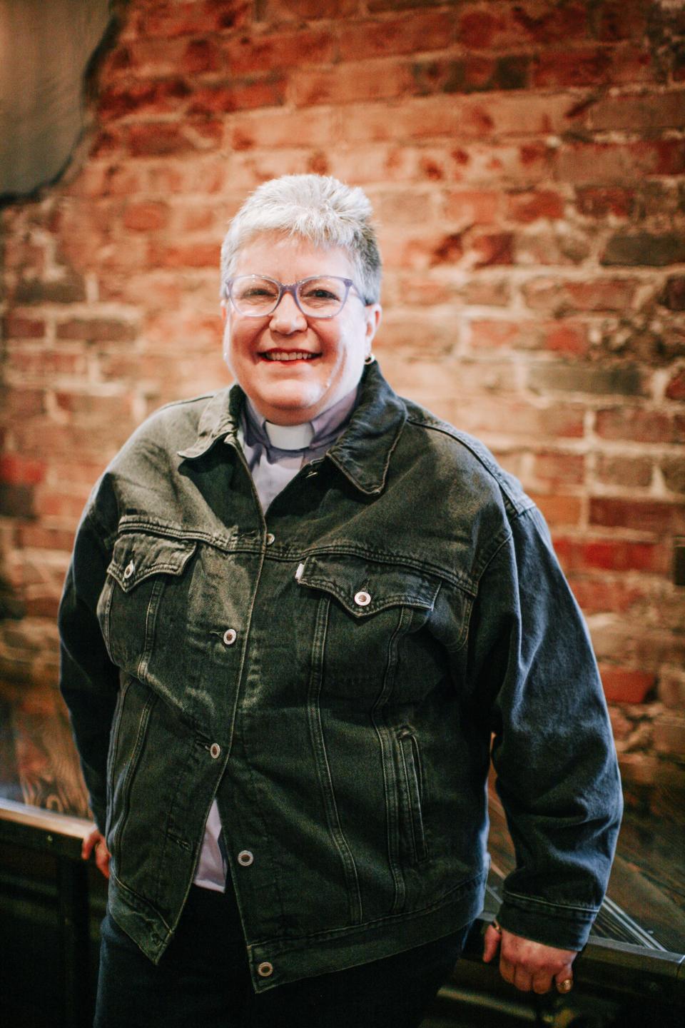 Rev. Cindy Bumb of United Church of Christ poses for a photo. Bumb is part of a movement of faith leaders fighting for abortion access.