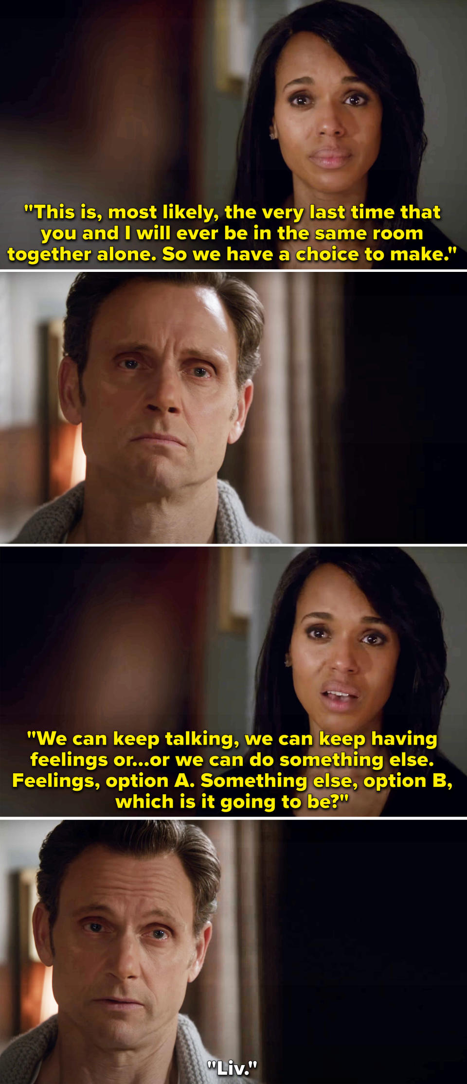 Olivia and Fitz talking