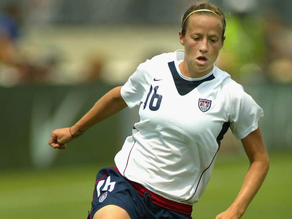 Megan Rapinoe makes her USWNT debut against Ireland on July 23, 2006.