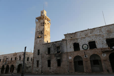 A historic building, that was damaged during a three-year conflict, is seen in Benghazi, Libya February 28, 2018. REUTERS/Esam Omran Al-Fetori