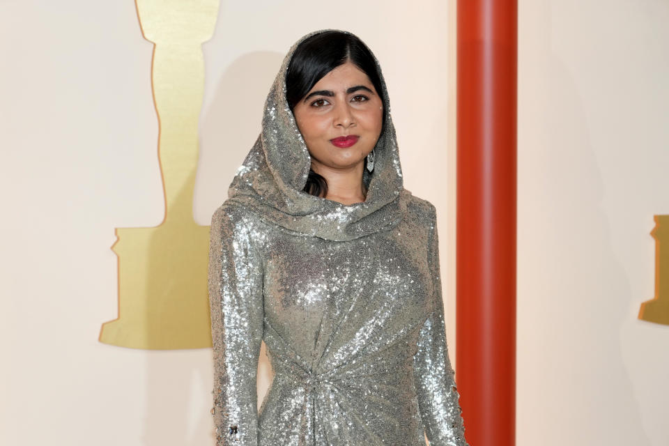 Stock picture of Malala Yousafzai at the Oscars last night. (Getty Images)