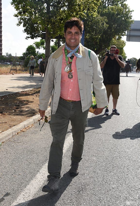 Francisco Rivera en la romería de El Rocío