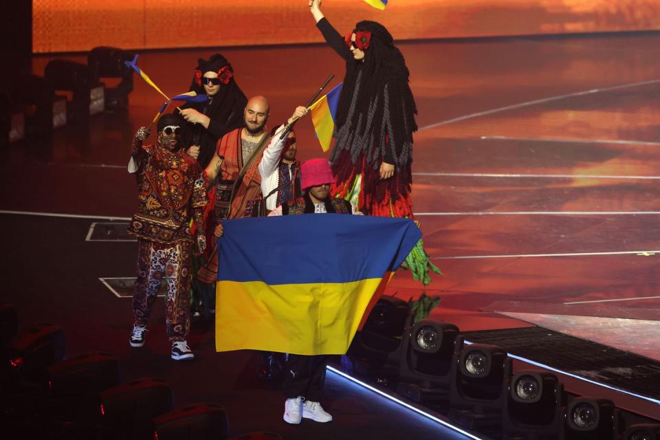 ukraine's kalush orchestra at eurovision 2022