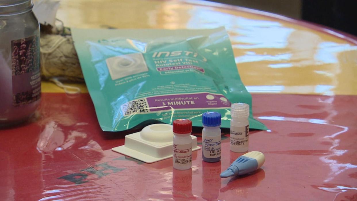 A Saskatchewan organization was notified that the funding for its HIV self-test kits could be cut in the future, causing concerns for a province with high rates of infection. (CBC - image credit)