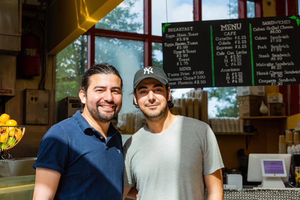 Restaurateur brothers: Jimmy Rivas (left) and Alberto Valdivia own Rivales Taquería Mexican restaurant and Cortadito Cuban Café, both in downtown West Palm Beach.