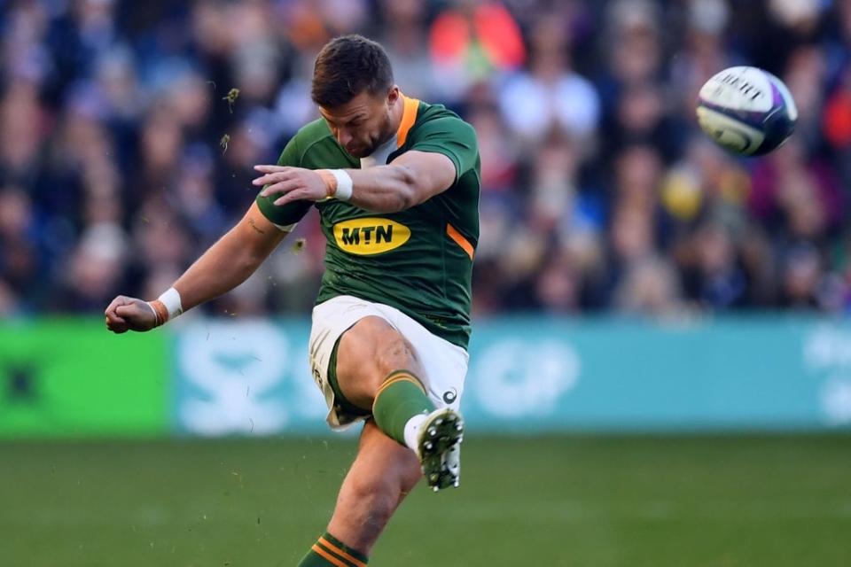 Handre Pollard will start for South Africa against England at Twickenham  (AFP via Getty Images)