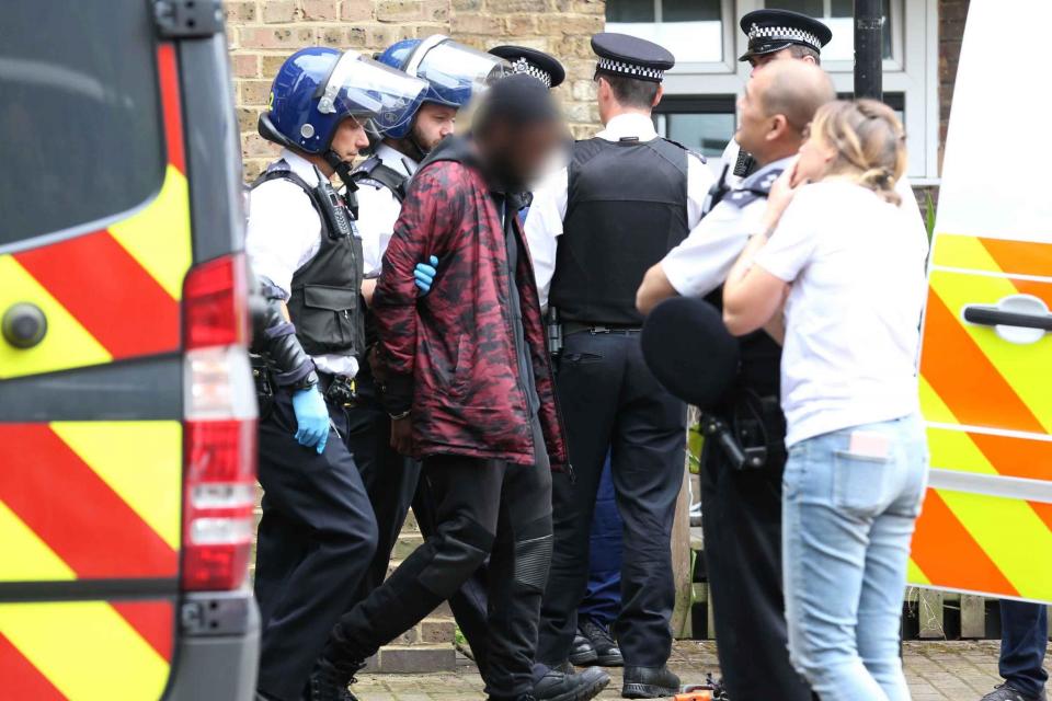 Suspected knifeman arrested after ‘barricading himself’ in north London home