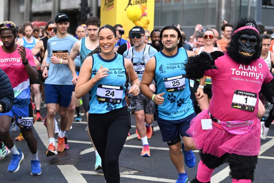 london landmarks half marathon celebrity runners