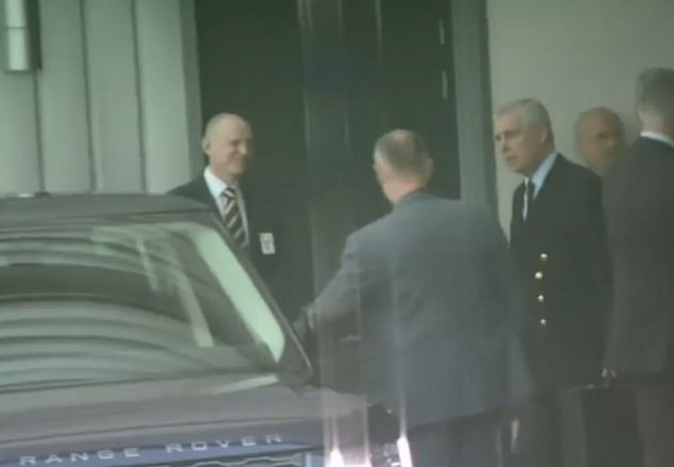 Prince Andrew is undertaking his second Australian visit in two years. Photo: Nine News