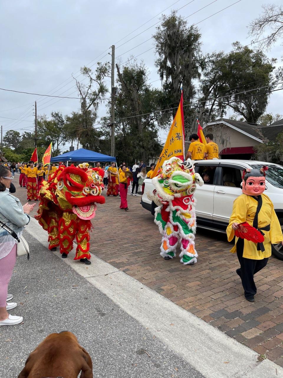 People lined the Mills 50 District to see Sunday’s 11th annual Central Florida Dragon Parade.
