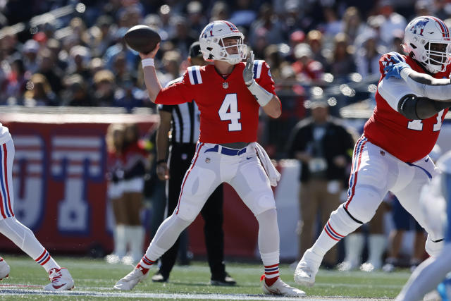 When is Patriots throwback game? New England will wear red jerseys Week 5  vs. Lions 