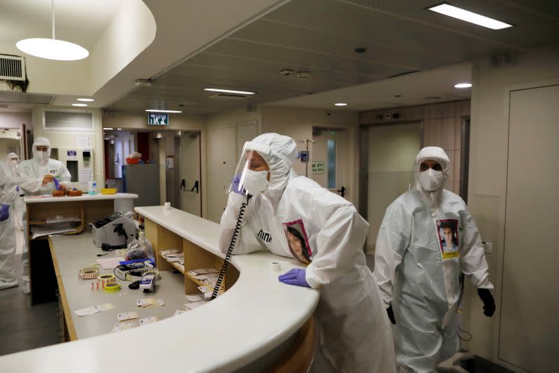 A visit inside the coronavirus ward at Ichilov hospital in Tel Aviv as Israel is under a second nationwide lockdown amid a resurgence in the new coronavirus disease (COVID-19) cases