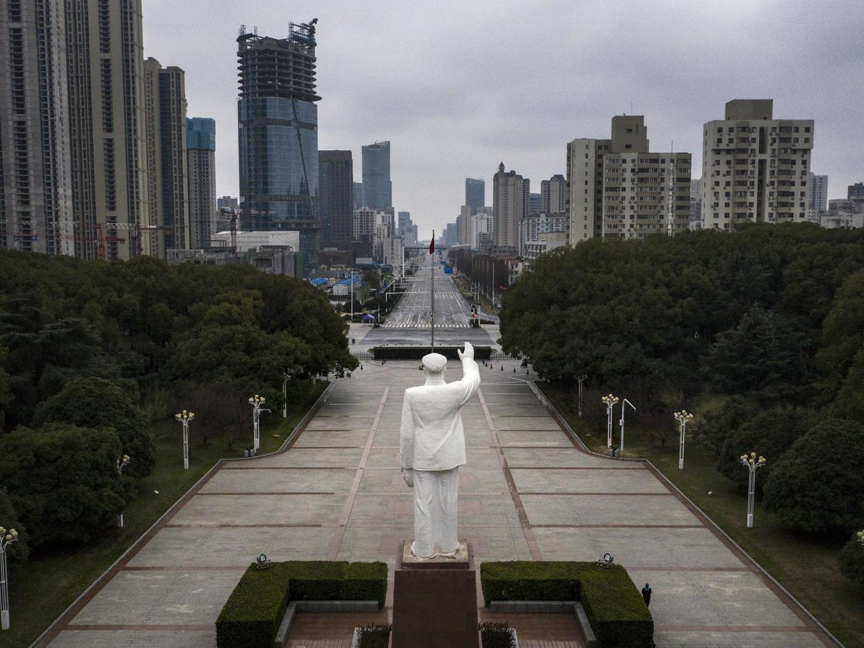 Wuhan, epicentre of the virus' outbreak, has been under lockdown for weeks: Getty