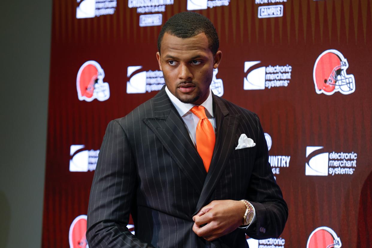 New Browns quarterback Deshaun Watson is facing lawsuits from 22 women.
