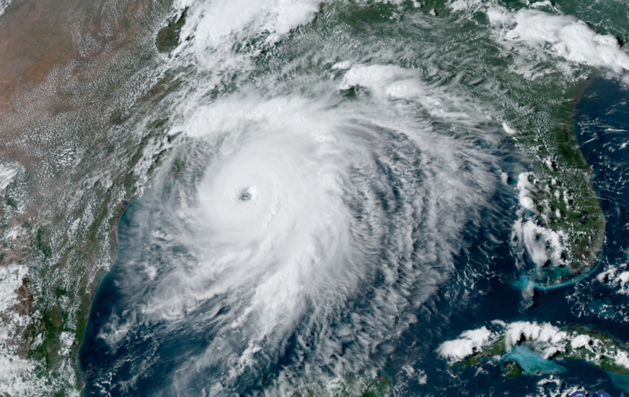 <span class="caption">Hurricane Laura intensified quickly over the Gulf of Mexico before making landfall on Aug. 27, 2020. </span> <span class="attribution"><a class="link " href="https://www.star.nesdis.noaa.gov/goes/floater.php?stormid=AL132020" rel="nofollow noopener" target="_blank" data-ylk="slk:CSU/CIRA and NOAA/NESDIS;elm:context_link;itc:0;sec:content-canvas">CSU/CIRA and NOAA/NESDIS</a>, <a class="link " href="http://creativecommons.org/licenses/by-nd/4.0/" rel="nofollow noopener" target="_blank" data-ylk="slk:CC BY-ND;elm:context_link;itc:0;sec:content-canvas">CC BY-ND</a></span>