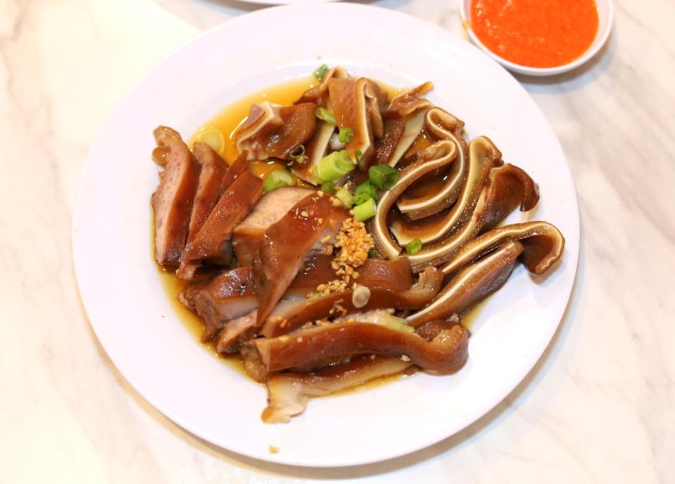 For those who love pig's ears, these ones are delicious bites with the crunchy cartilage and soft fatty side of the head.