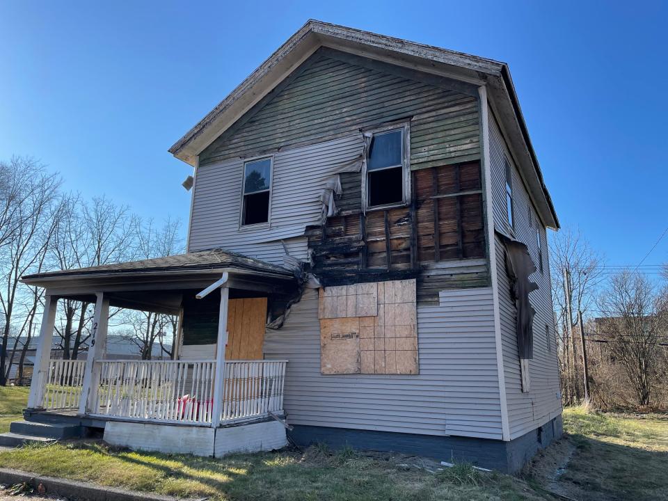 South Bend plans to demolish this house at 219 S. Chestnut St. in 2024.