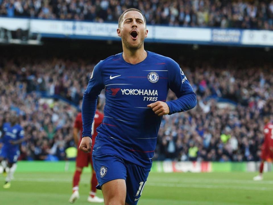 Hazard's goal against Liverpool came from Chelsea combating the press (Getty)