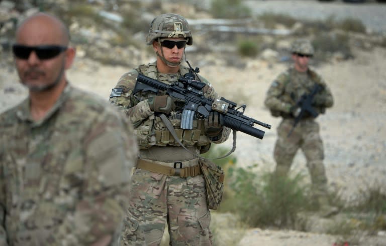 US forces in Afghanistan presently stand at about 9,800