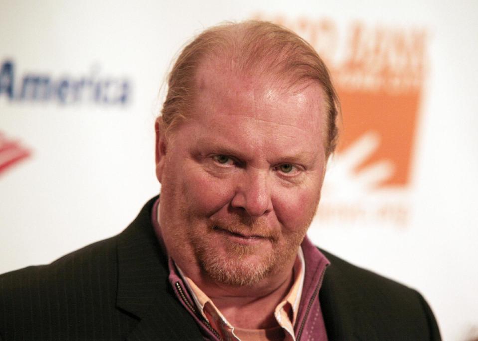 Chef and restaurateur Mario Batali attends the Food Bank of NYC Can Do Awards Benefit Gala on Wednesday, April 9, 2014, in New York. (Photo by Andy Kropa/Invision/AP)