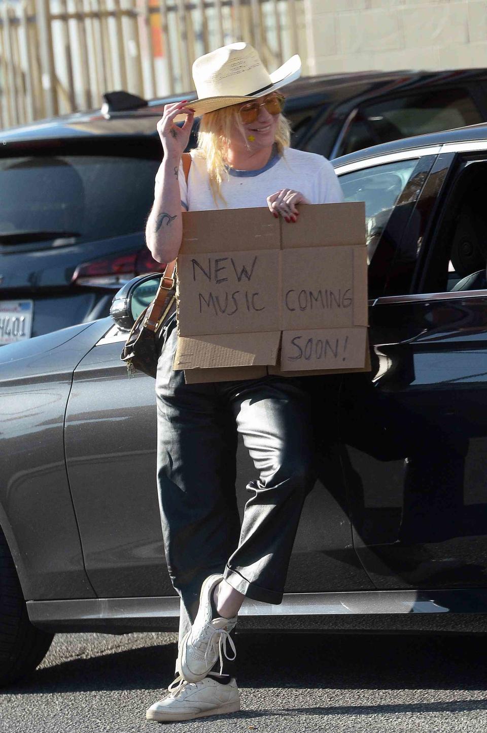 <p>TheImageDirect.com</p> Kesha in Los Angeles on Thursday