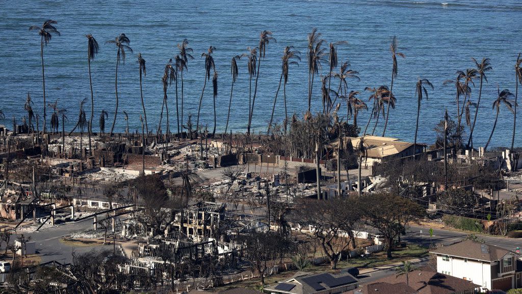 dozens killed in maui wildfire leaving the town of lahaina devastated