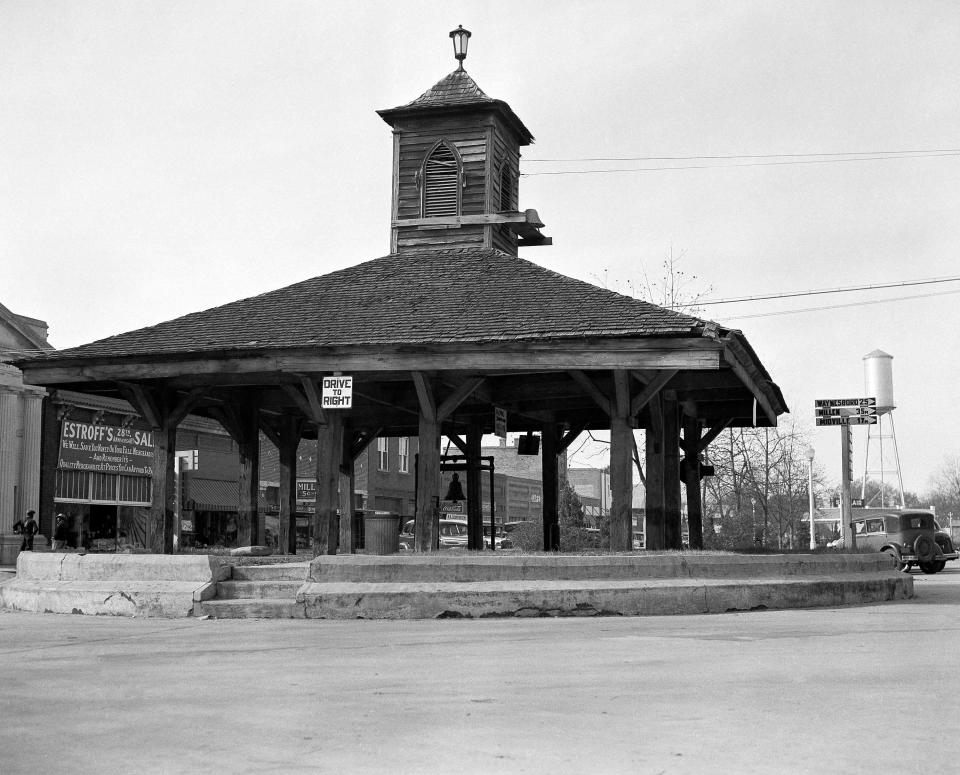 A former slave market in Georgia