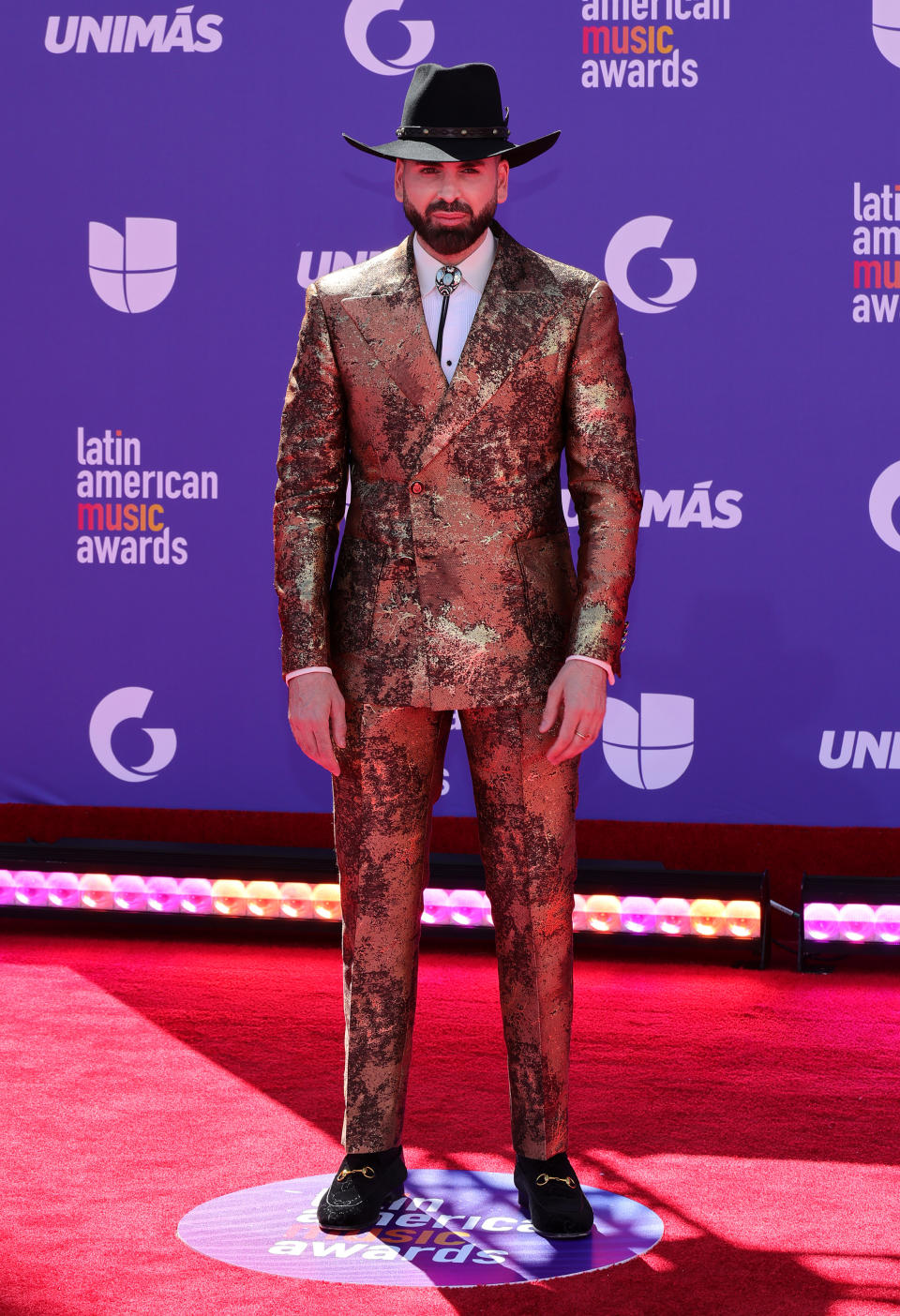 Jomari Goyso attends the 2023 Latin American Music Awards at MGM Grand Garden Arena on April 20, 2023 in Las Vegas, Nevada. (Photo by Ethan Miller/Getty Images)