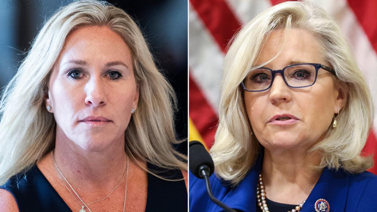 Rep. Marjorie Taylor Greene; Rep. Liz Cheney