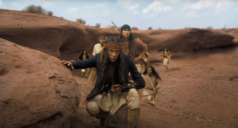 Native Americans in “Horizon: An American Saga.” YouTube/Warner Bros. Pictures