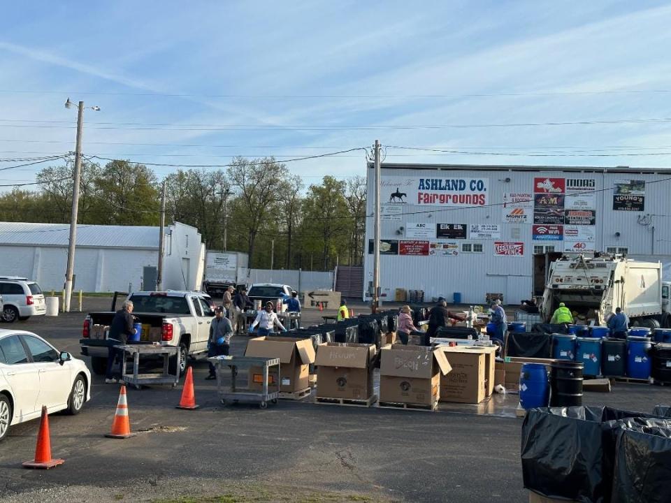 The annual Household Hazardous Waste & Paint Collection Day in Ashland County will be held Saturday, May 4, at the fairgrounds.
