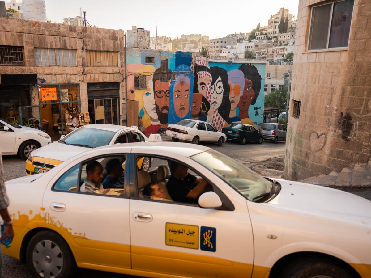 Jordan is brimming with colourful graffiti and street art  (Jack Lawes)