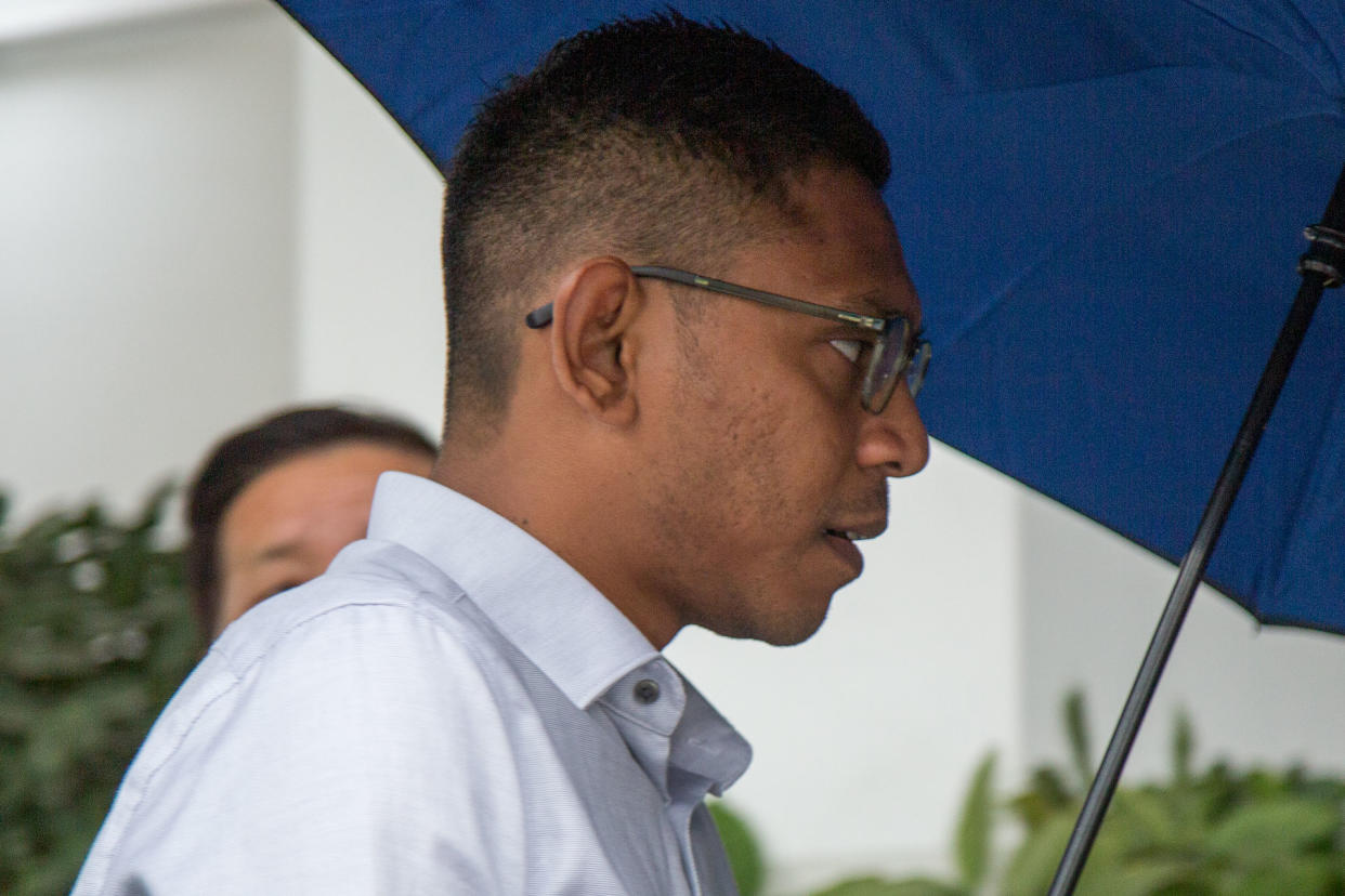 Mohamed Farid Mohd Saleh, 36, had instigated an act that resulted in the death of full-time national serviceman Kok Yuen Chin. (PHOTO: Dhany Osman / Yahoo News Singapore)