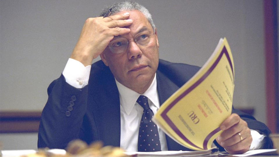 El Secretario de Estado Colin Powell el 11 de septiembre del 2011. Photo: The US National Archives
