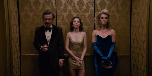 Sam (Marc Maron), Ruth (Alison Brie) and Debbie (Betty Gilpin). Photo: Courtesy of Netflix