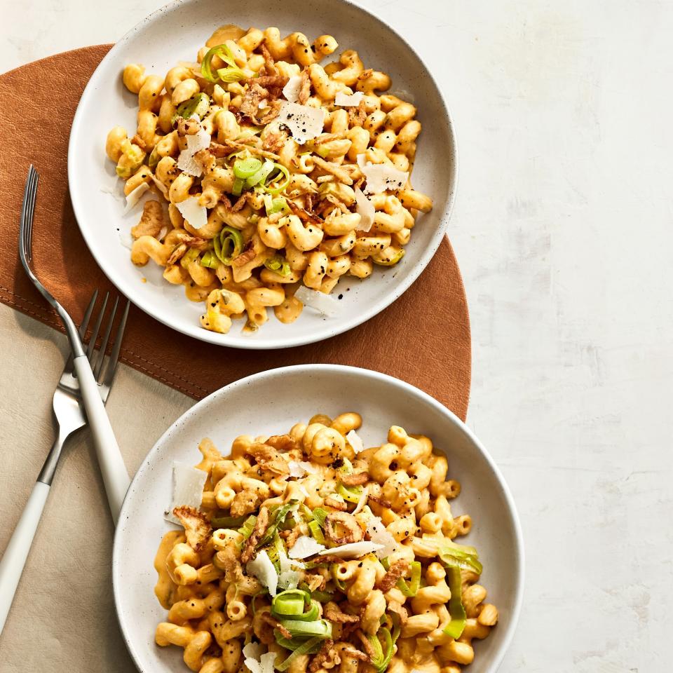 Creamy butternut squash pasta